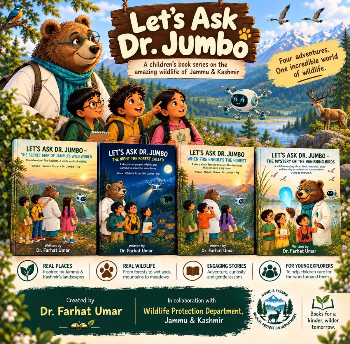 The four books of the Let's Ask Dr. Jumbo series